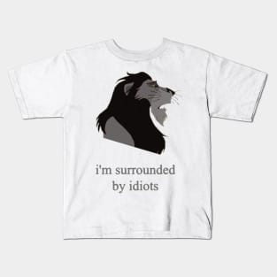 surrounded by idiots scar Kids T-Shirt